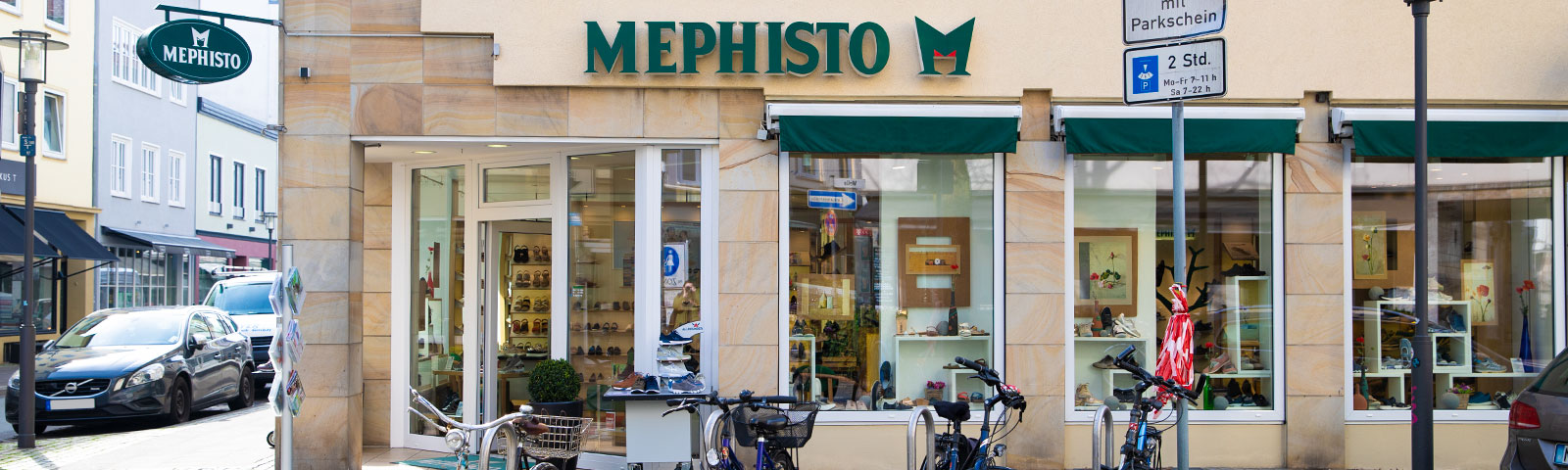 Außenansicht Mephisto Shop Bielefeld