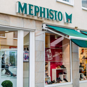 Schaufenster MEPHISTO Shop Bielefeld